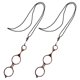 thumbnail image 1 of FELTECHELECTR 2 gafas de lectura elegantes, plegables y colgantes para el cuello., 1 of 7