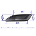 thumbnail image 3 of 2Pcs/Set  Car Hood Bonnet Vents Air Intake Scoop Flow Intake Front Engine Cover ABS Black Carbon Fiber Self-Adhesive, 3 of 5