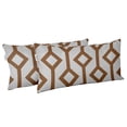 thumbnail image 2 of VargottamIndoor/OutdoorPolyester FabricLumbarPillowCover,All-Weather Waterproof Rectangular Cushion Case for Patio Furniture,12" x 20"Set of 2 -Abstracts-61, 2 of 6
