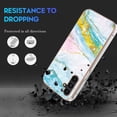 thumbnail image 3 of Case Compatible with Samsung Galaxy A14 5G Cases Samsung A14 5G Phone Case Ultra Thin Anti-Scratch Marble Protective case (Yellow-Green), 3 of 14
