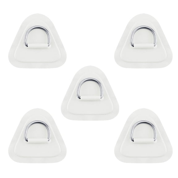 5Pcs/pack Self Adhesive Inflatable Boat Board Handle Kayak D Ring Pad Rowboat Canoe Single Loop Water Sports Buckle