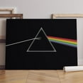 The Dark Side of the Moon Triangle Prism Pink Floyd Canvas Wall Art ...