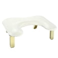 thumbnail image 3 of Bothyi PU Leather U Shape Arm Rest Portable Nail Arm Rest Stand for Home DIY Salons White, 3 of 8