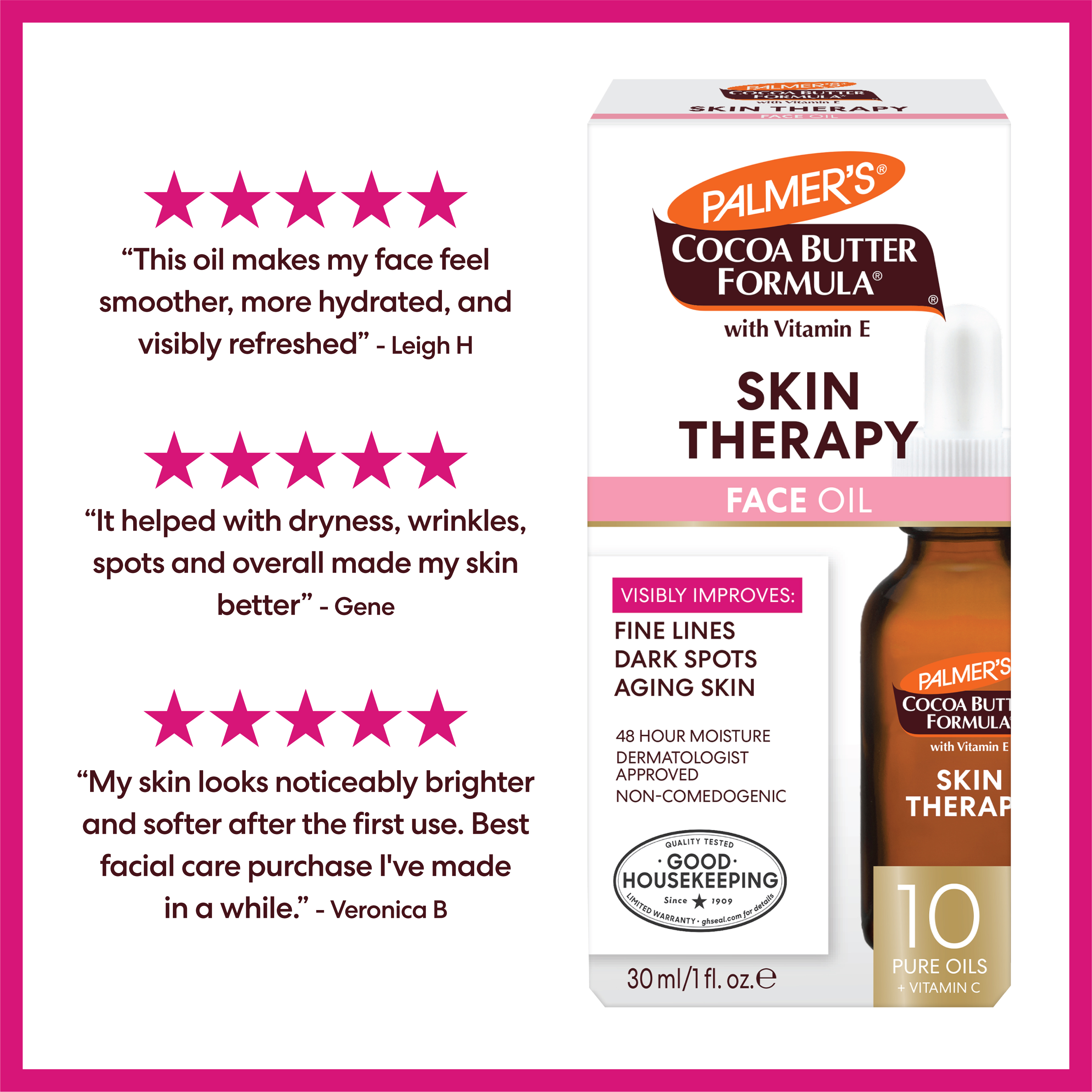 Palmer's Cocoa Butter Rosehip Skin Therapy Oil for Face photo 8
