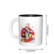 thumbnail image 2 of Taza de cerámica de Looney Tunes para hombres y mujeres, linda taza de café y agua para las vacaciones de Navidad, diseño único con asa para la oficina en casa, taza de café y té decorativa para, 2 of 5