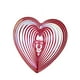 thumbnail image 2 of Dispositivo disuasorio de aves, adorno colgante en forma de corazón, regalo creativo para mamá y mujer. Rojo, 2 of 8