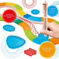 thumbnail image 4 of Multifunctional Spin Art Ruler, Portable Plastic Template for Drawing, 4 of 5