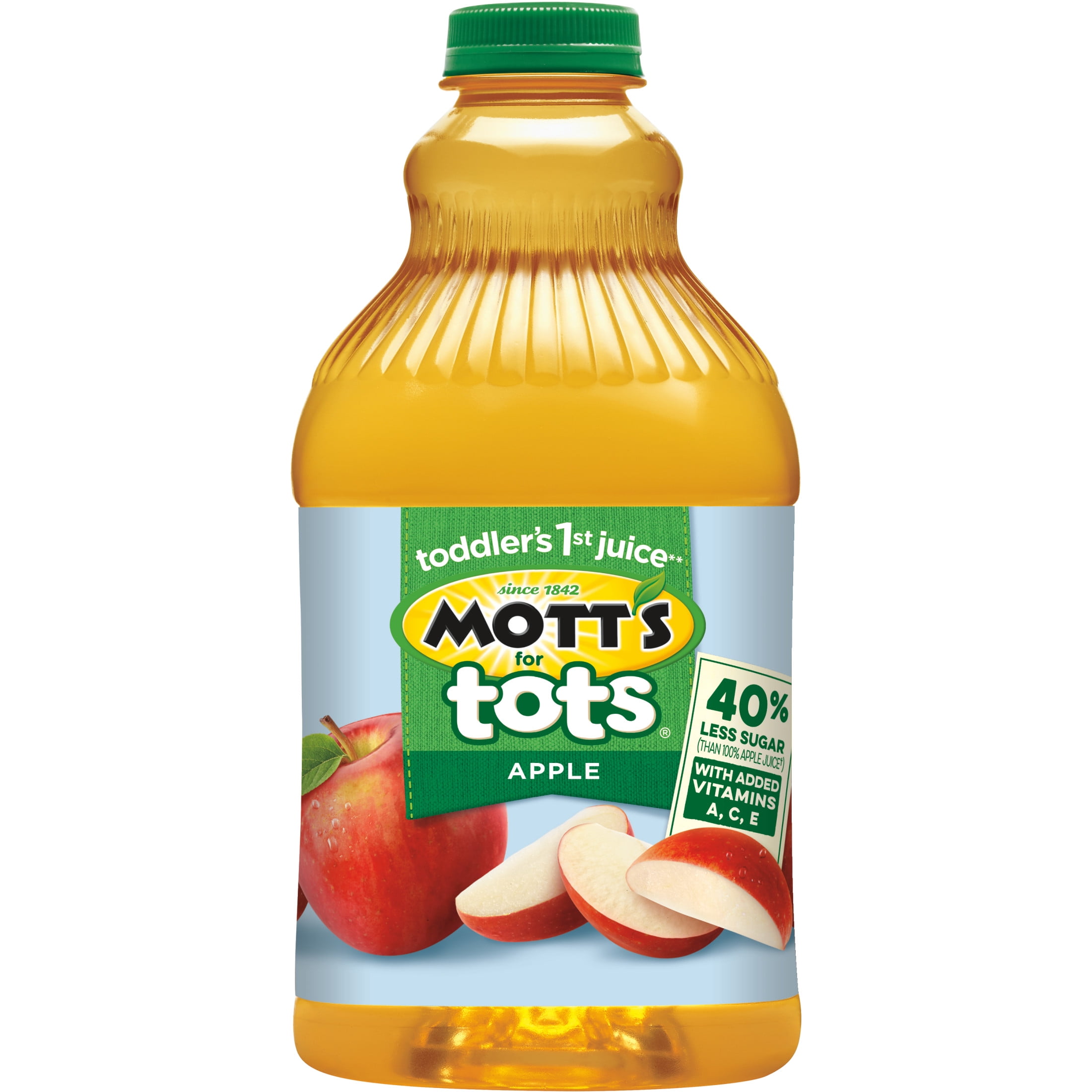 ●Juice-Moe / Dis 〜 Mott's for Tots Apple Juice Drink, 64 fl oz bottle, Less