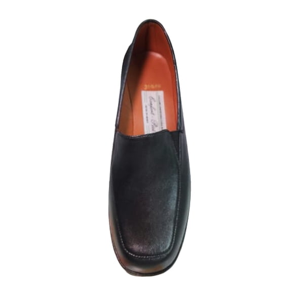 Zapato Piel Dama Negro Comfort Clicks Calzado 23cm