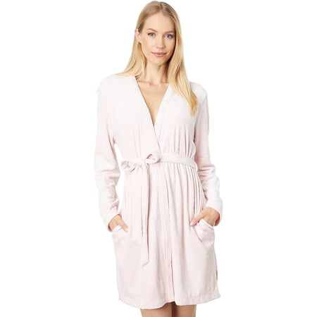 Kate Spade Robe Kate Spade New York Fashion Embossed Logo Plush Wrap Robe 10-14 Pink ...