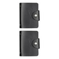 thumbnail image 4 of ZLight Credit Card Holder Men Slim Anti Protect Travel ID Cardholder Women Rfid Wallet Metal Case Porte Carte Card holder black 2Set, 4 of 6