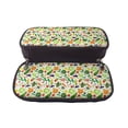 thumbnail image 5 of Lsque Vegetables2 Printed Big Capacity PU Leather Pencil Case Large Pencil Pouch Stationery Pen Bag Pencil Holder for Teen, 5 of 6