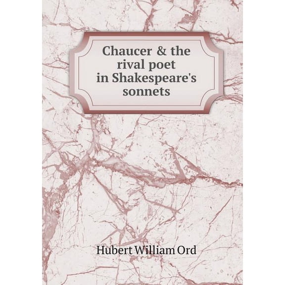 Chaucer & the rival poet in Shakespeare's sonnets (Paperback)