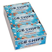 ICE CHIPS Xylitol Candy, Salted Caramel (6 Tins)