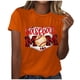 thumbnail image 1 of Blusa informal de manga corta con cuello redondo y estampado suelto de verano para mujer con estilo OAVQHLG3B Store  lin121212, 1 of 4