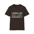 thumbnail image 2 of Positivity Living Men Women Novelty Vintage Tees, 2 of 5
