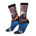 thumbnail image 1 of Fotbe Night Sky Turtle Calcetas Largas con Estampado para Hombre y Mujer – Calcetas de Compresión Transpirables y Elásticas, Viajar y Uso Diario Talla 5-11, 1 of 6