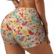 thumbnail image 1 of Fotbe Colorful Chicken Shorts Sin Costuras – Shorts Deportivos de Cintura Alta para Mujer, Elásticos para Gimnasio, Yoga, Running o Ciclismo-Medium, 1 of 8