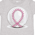 thumbnail image 4 of Inktastic Pink Breast Cancer Ribbon Baseball Boys or Girls Toddler T-Shirt, 4 of 5