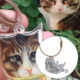 thumbnail image 3 of Llavero de gato, regalo conmemorativo para gatos, llavero multifuncional, ligero y creativo. Estilo G, 3 of 8