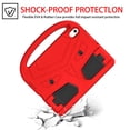 thumbnail image 5 of Allytechgroup for iPad 11th generation 2025 Case, iPad 10th generation 2022 Case for Kids, EVA Slim Case with Handle & Foldable Kickstand & Shoulder Strap Shockproof Protective Back Cover, Red, 5 of 10