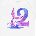 thumbnail image 4 of Inktastic 2nd Birthday Mermaid Tail Boys or Girls Baby Bodysuit, 4 of 5