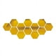 thumbnail image 3 of 6/12 piezas 3D espejo pared pegatina hexagonal calcomanía decoración del hogar DIY autoadhesivo espejo decoración pegatinas arte pared decoración 126 mm grande, 3 of 5
