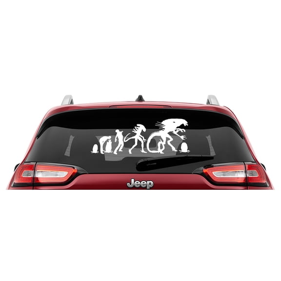 Collectible Decals Evolution of Alien Xenomorph Queen Vinyl Decal