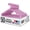 Pink, variant on Utopia Home Plastic Hangers 50 Pack – Built-in Strap Hooks Black | Space saving | Durable & strong | Closet organizer | Clothes hangers | Ideal for shirts, pants, skirts & coats