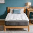 thumbnail image 3 of Kizreo 12 inch Hybrid Firm Twin Mattress - Cooling Gel Memory Foam and Pocket Springs with Pressure Relief, Motion Isolation, Edge Support, CertiPUR-US Certified, 365-Night Trial, Mattress in a Box, 3 of 10