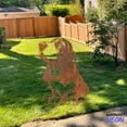 thumbnail image 2 of Handmadetneonsign Basset Hound Rusty Metal Stake, Dog Garden Stake, Dog Yard Outdoor Stake Decor 046751, 2 of 5