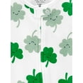 thumbnail image 3 of Carter's Child of Mine Baby Unisex St. Patrick's Sleep 'n Play, Sizes Preemie-6/9 Months, 3 of 5