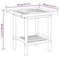 thumbnail image 4 of vidaXL Coffee Table 45x45x45 cm Bamboo, 4 of 5