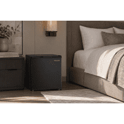 Frigidaire 1.6 Cu. ft. Compact Refrigerator with Freezer Compartment, Black Mini Fridge for Bedroom, Dorm, Office, Apartment