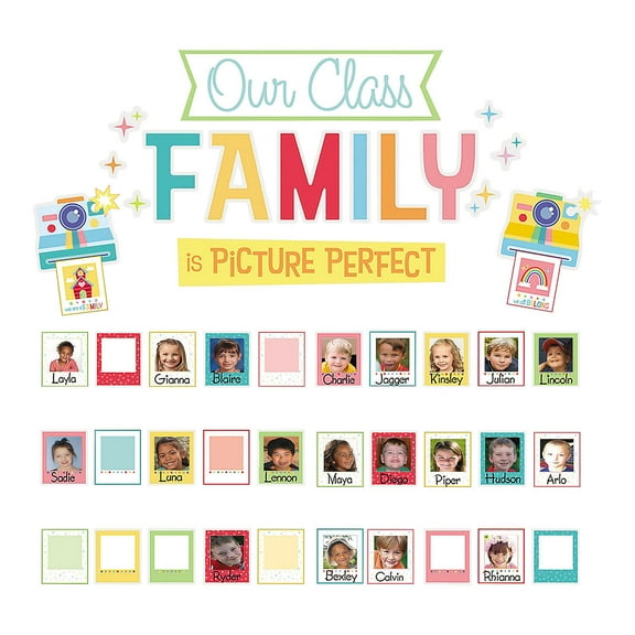 Fun Express Better Together Picture Frame Bulletin Board Set - 51 Pc.