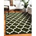 thumbnail image 3 of Unique Loom 3136442 Moroccan Lattice Area Rug, 6 ft x 9 ft, Dark Green/Beige, 3 of 10