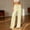 Yellow, variant on Jesvior Women'S Striped Loungewear Pants Straight Leg Full Length Sleep Pants with Drawstring Elastic Waist Soft Knit Pajama Trousers for Casual Daily Wear