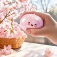 thumbnail image 6 of Pink Edition Cherry Blossom Scented Steamed Bun Squishy Toy Slow Rising Squeeze Toy Soft Mystery Fidget Toy, 6 of 6