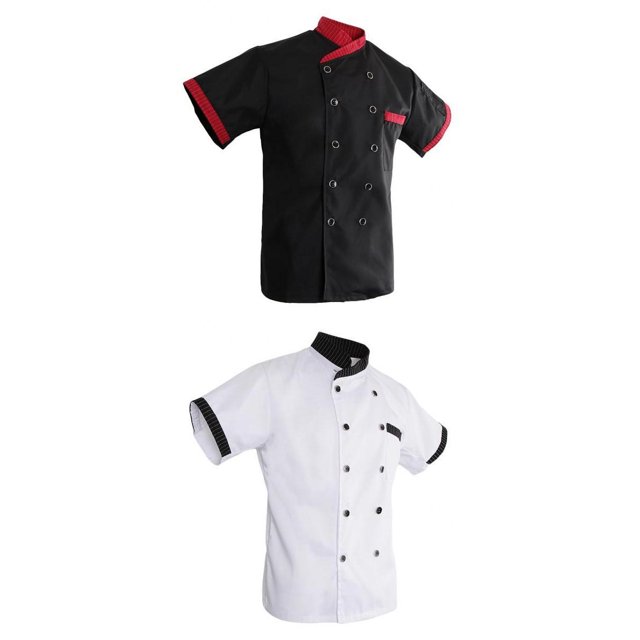 Chaqueta de 2 piezas Chaqueta de panadero de de catering Botones Chaqueta para proteger de che jinwen Uniforme de chaqueta de chef