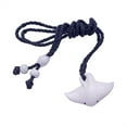 thumbnail image 2 of 81stgeneration Stingray Hand Carved Bone Pendant - Maori Style Jewellery - Ocean Inspired Hawaii Necklace - Fish Bone Necklace - Surfer Beach Accessories - Adjustable Black Cord Necklace, 2 of 5