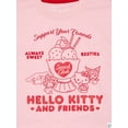 thumbnail image 6 of Wonder Nation x Hello Kitty Toddler Girls Graphic Tee with Short Sleeves, Sizes 12M-5T, 6 of 7