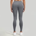 thumbnail image 6 of MXUIKV Leggings Pants with Pockets for Women Tight Fitted Stretchy High Waist Yoga Workout Trousers(XX-Large,Gray), 6 of 6