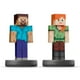 thumbnail image 2 of Figura Amiibo Nintendo 2 Pack Steve y Alex Minecraft Modelo Super Smash Bros Nintendo AMIIBO, 2 of 2