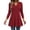 *Red, variant on ClodeEU Women's V Neck Long Sleeve Swing Tunic Top,Solid Loose Flowy Casual Blouse Black,Women's Plus L