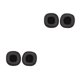 thumbnail image 3 of Sidaley Almohadillas para los oídos Cojín de cuero Esponja de aislamiento de ruido Orejera Reemplazo para auriculares Major IV Negro 2piezas, 3 of 6