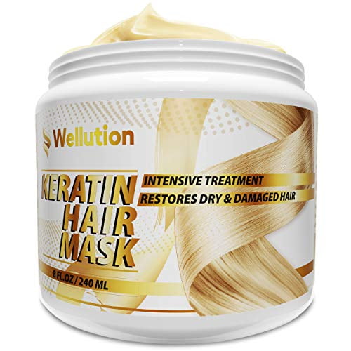 Keratin Hair Mask Intensive Restoration Treatment for Dry or Damaged Hair Advanced Keratin