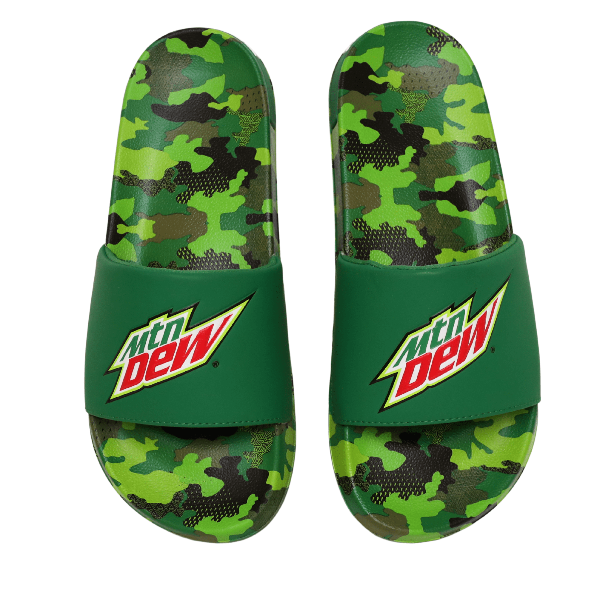 Mountain Dew Men's Soccer Slide Sandals