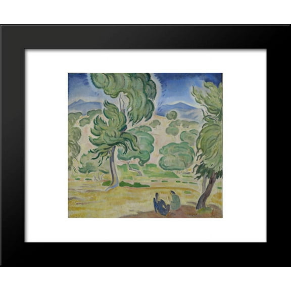 Pine Trees on Kerkyra 20x24 Framed Art Print by Parthenis, Konstantinos