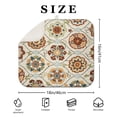 thumbnail image 4 of 16x18 Inch Boho Kitchen Dish Drying Mat Reusable Washable Microfiber Super Absorbent Dish Drainer Pad for Kitchen and Cafe Use, 4 of 7