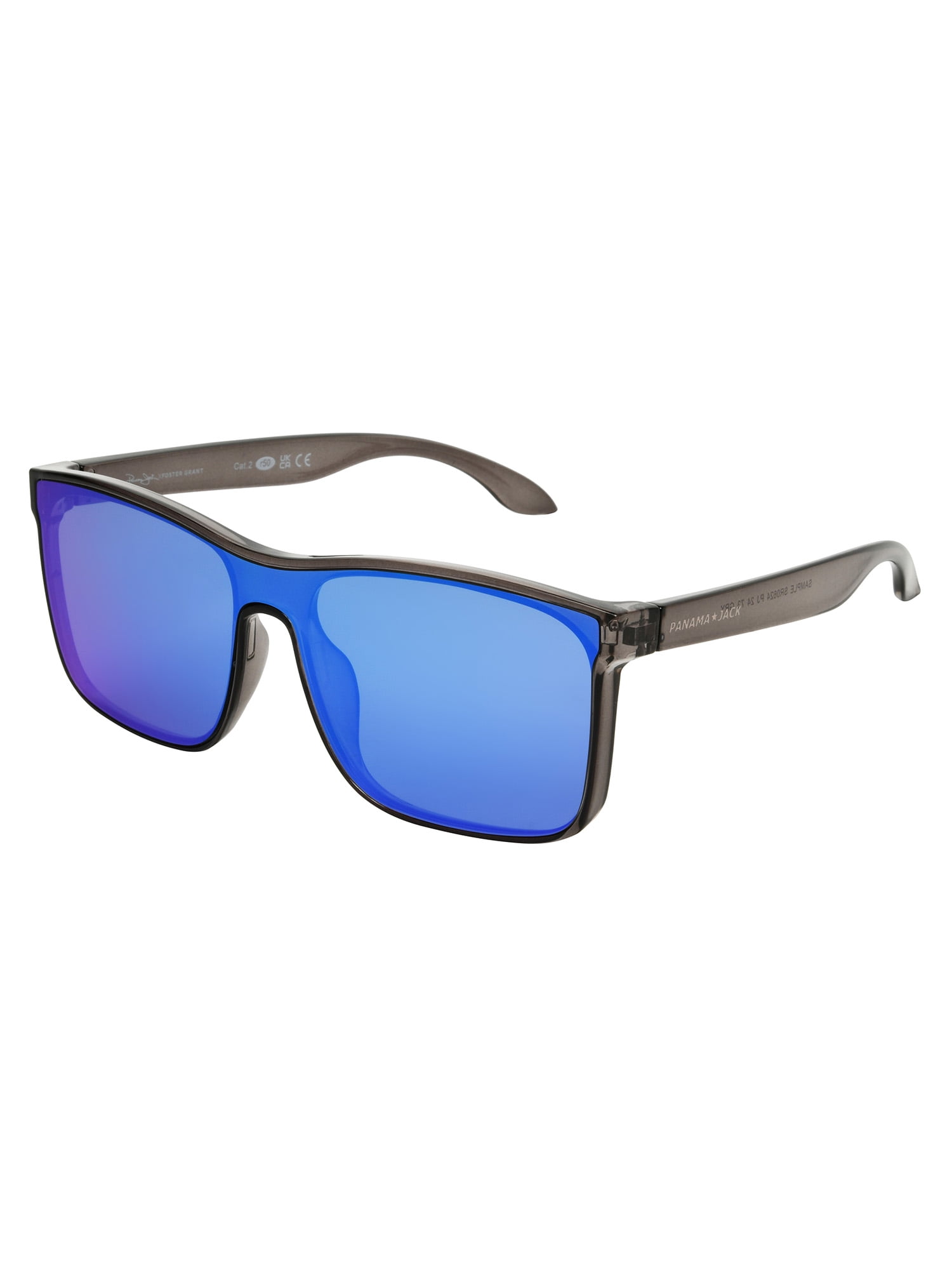 Panama Jack x Foster Grant Grey Full-Rim Men's Sunglasses